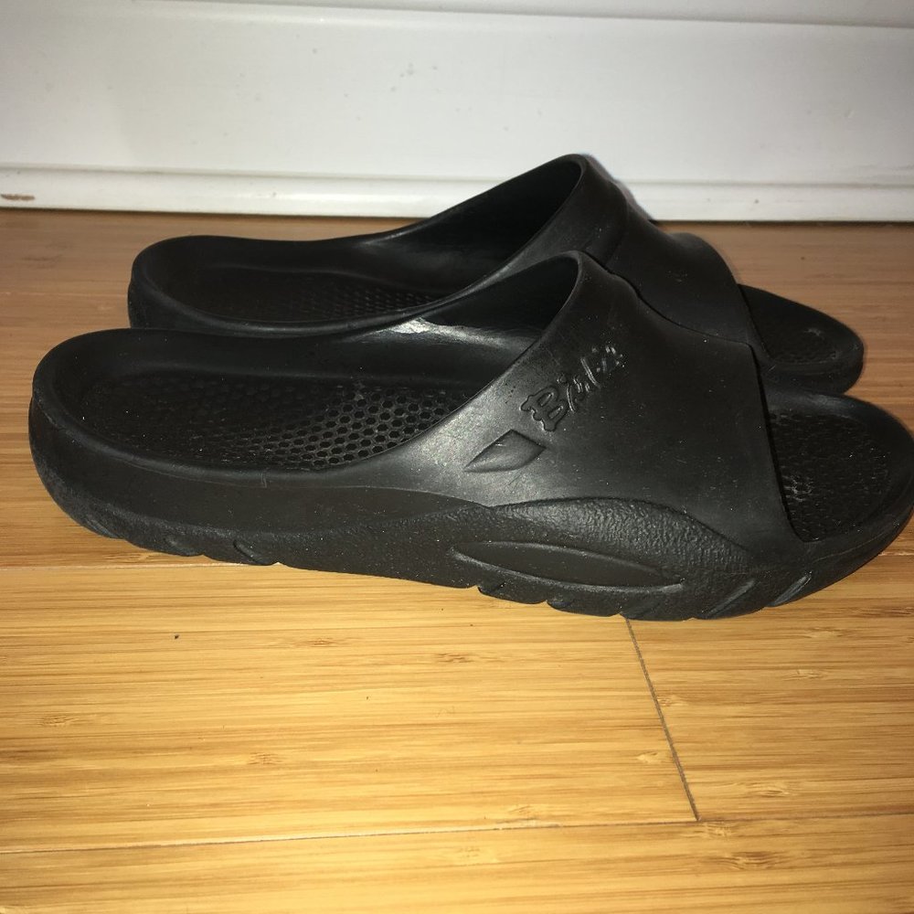Black Birkenstock "Birkis" Slides Euro 40